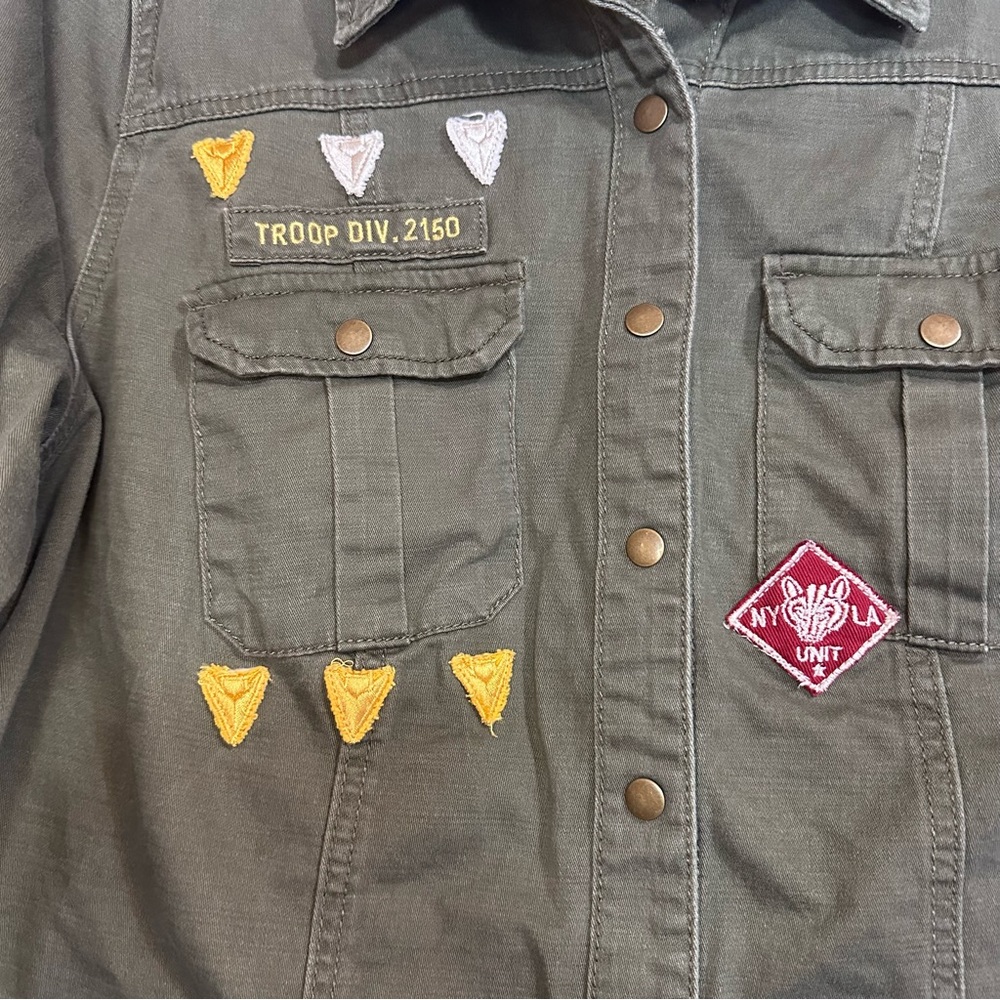 Lovecrazy Olive Green Scout Jacket 3XL - Picture 2 of 6